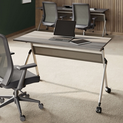 At Work Flip Top Training Table 48