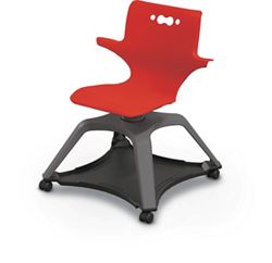 Soft Caster Chair with Arms