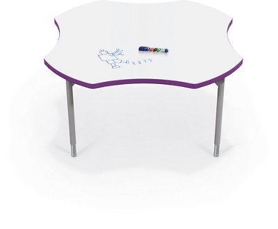 CogNitiv Clover Activity Table w/ Whiteboard Top - 48”W