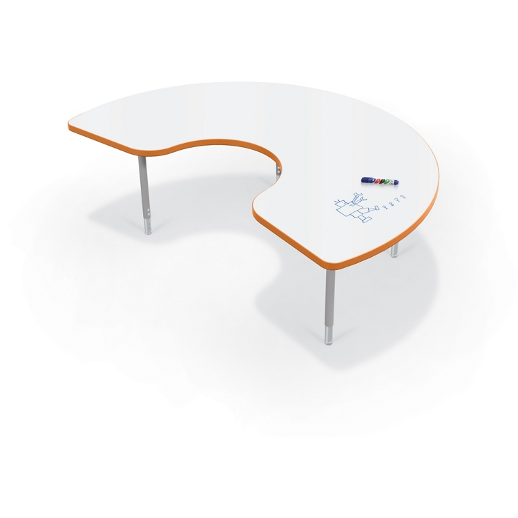 CogNitiv Kidney Height Adjustable Activity Table with