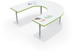 CogNitiv Horseshoe Activity Table w/ Whiteboard Top - 66”W