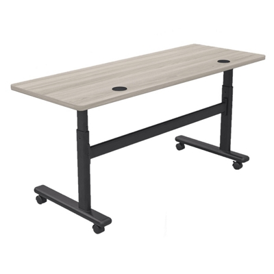 Adjustable Height Mobile Flipper Table - 60"W