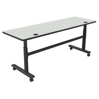 Adjustable Height Mobile Flipper Table - 72"W