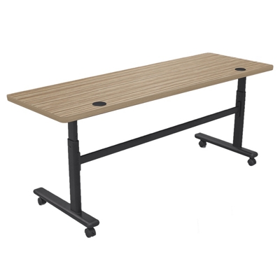 Adjustable Height Mobile Flipper Table - 72"W