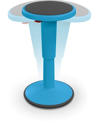 昇降式　リフティングスツール　Yellow legs lifting stool Tall Motion Stool - 18