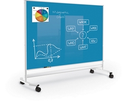 Visionary Mobile Magnetic Glass Board 6Wx4H