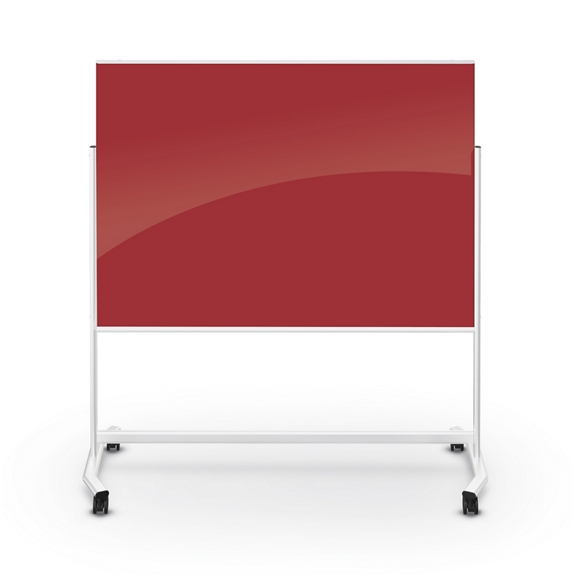 Visionary Mobile Magnetic Glass Board 6Wx4H