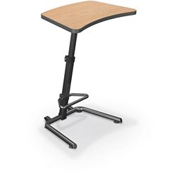 Height Adjustable Desk with Footrest - 26.5"W x 20"D