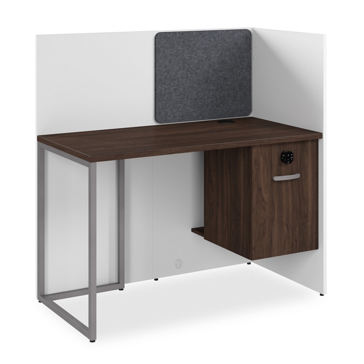 Tetrised Workstation with Full Back Panel - 48