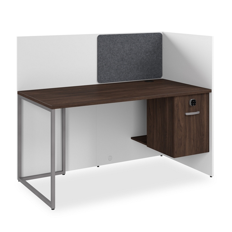 ategisデスク Tetrised Workstation with Full Back Panel - 60