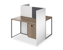 Tetrised 2-Person Workstation - 60