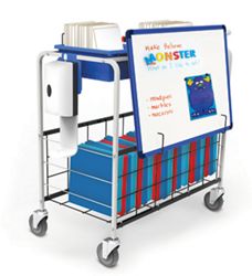 Whiffle Triple Rolling Storage Cart - 48”H