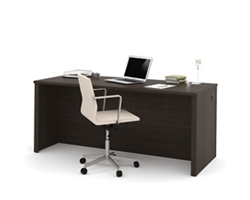 Embassy Desk with Wire Management and Finished Back - 71"W