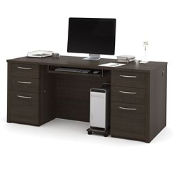 Double Pedestal Executive Desk - 71"W