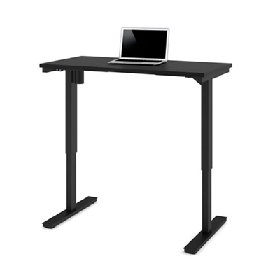 Adjustable Height Ergonomic Standing Desk with Metal Frame - 48"W x 24"D