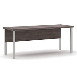 Pro Linea Modern Table Desk with Metal Legs and Durable Finish - 71"W