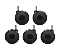 Heavy Duty 3" Hard Floor Casters - Set of 5