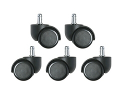Hard Floor Casters - Set of 5