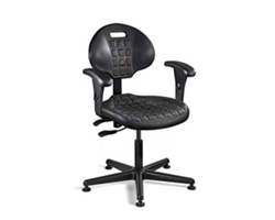 Polyurethane Chair with Arms -15"-20"H