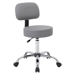 Medical/Spa Professional Adjustable Stool with Back