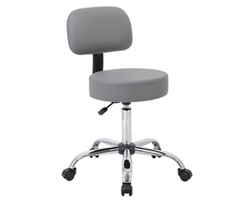 Medical/Spa Professional Adjustable Stool with Back