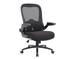 Big & Tall Flip Arm Mesh Task Chair, 400 lb. Capacity