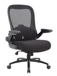 Big & Tall Flip Arm Mesh Task Chair, 400 lb. Capacity
