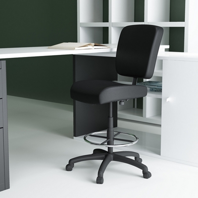 Heavy Duty Office Stool. 300 lb. Capacity by Boss Seating NBF