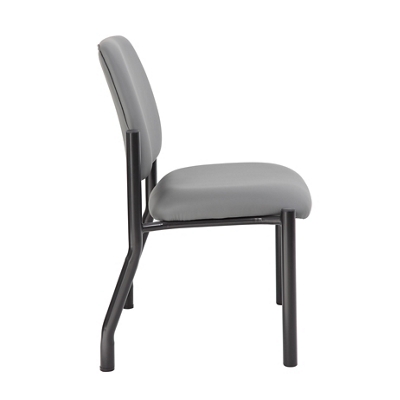 Mid Back Armless Guest Chair - 400 lb. Capacity