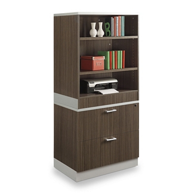 Esquire 68.5"H Bookcase and Lateral File Set