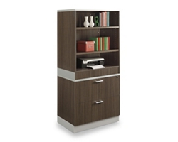 Esquire 68.5"H Bookcase and Lateral File Set