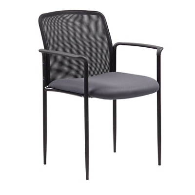Hydra Mesh Stacking Guest Chair with Steel Frame and