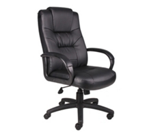 Austen High Back Bonded Leather Managers Chair with Adjustable Seat