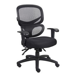 Mesh and Fabric High Back Ergonomic Chair