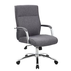 Executive Fabric High Back Chair with Lumbar Support