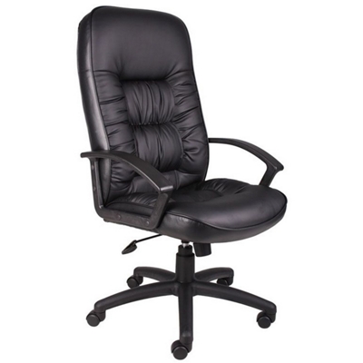 Burke upholstered discount swivel desk chair