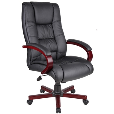 Executive High Back Vinyl Adjustable Chair with Padded