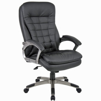 Executive Seating High Back Chair with Pillow Top and Adjustable Seat