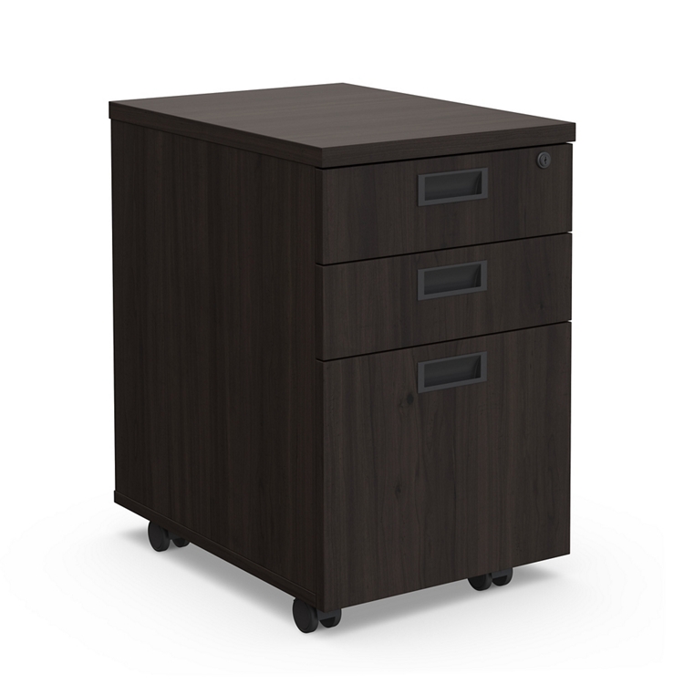 Holloway 3-Drawer Mobile File Pedestal – 15.5”Wx22”D