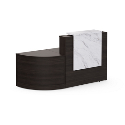 47" Reception Desk w/ Curve