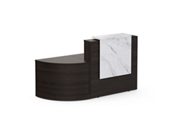 47" Reception Desk w/ Curve