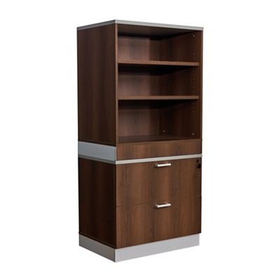 Esquire 68.5"H Bookcase and Lateral File Set