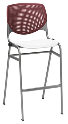 Perforated Back Polypropylene Stool