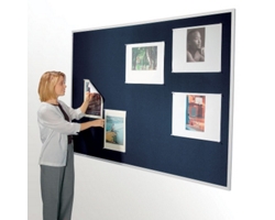 72"W x 48"H Fabric Tack Board
