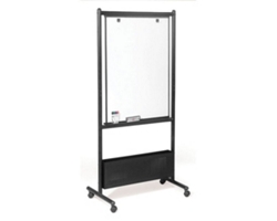 Double Sided Adjustable Height Magnetic Porcelain Dry Erase Easel