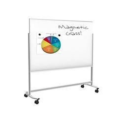 Mobile Magnetic Glass Whiteboard 6" x 4"
