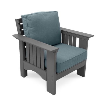 Deep Seat Cushion Chair w/Arms