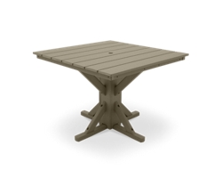 Square Unframed Dining-Height Table - 44