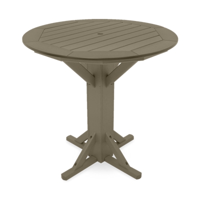 Round Framed Bar-Height Table - 44"D