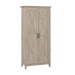 Key West 2 Door Storage Cabinet with Adjustable Shelves - 66"H
